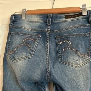 Rock & Republic Banshee Stretch Denim Jeans | Size 4 | Dark Wash Bootcut